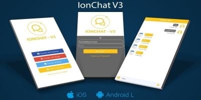 IonChat Firebase v3 Messenger Lite 