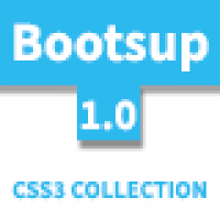 Bootsup - A CSS3 Collection of Buttons and Forms
