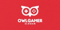 Owl Gamer Logo Template Screenshot 3