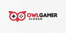 Owl Gamer Logo Template Screenshot 4