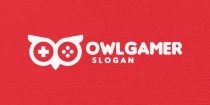 Owl Gamer Logo Template Screenshot 5