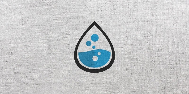Drop Lab Logo Template