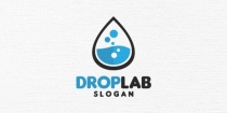 Drop Lab Logo Template Screenshot 1