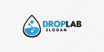 Drop Lab Logo Template Screenshot 4