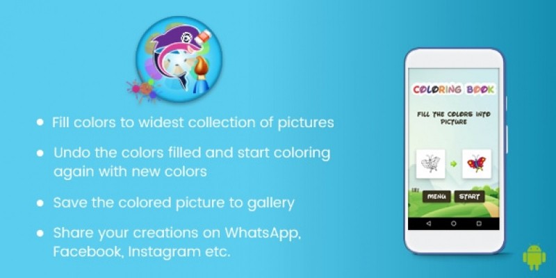 Coloring Book For Kids - Android Source Code