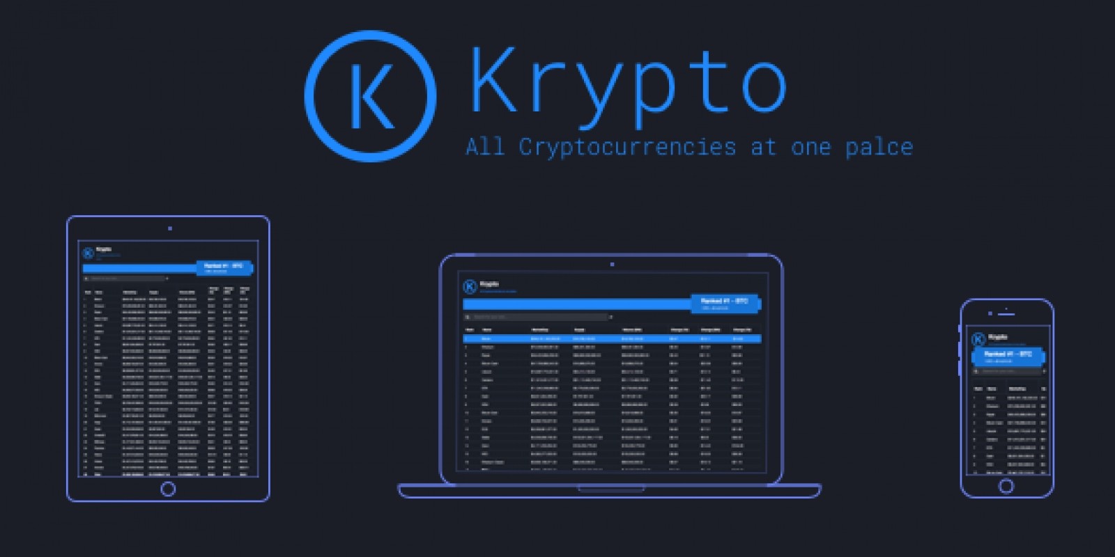 Krypto - Angular Crypto Currency Tracker by Aravind | Codester