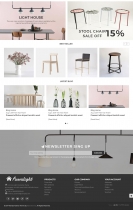 Furniture Light PrestaShop Theme Screenshot 2