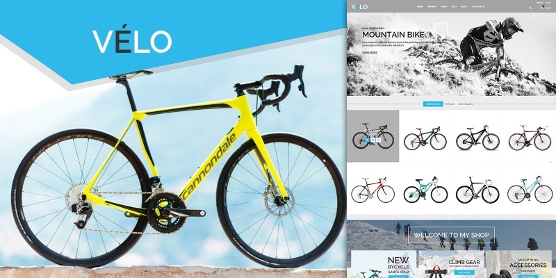 VeLo - Bike Sport Store PrestaShop Theme