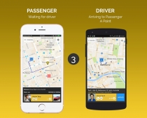 Uber Style Taxi App - iOS Source Code Screenshot 3