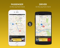 Uber Style Taxi App - iOS Source Code Screenshot 5