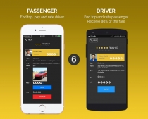Uber Style Taxi App - iOS Source Code Screenshot 6