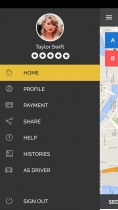 Uber Style Taxi App - iOS Source Code Screenshot 7