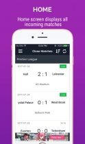 Live Score Football - iOS App Template Screenshot 2