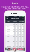 Live Score Football - iOS App Template Screenshot 3