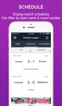 Live Score Football - iOS App Template Screenshot 4