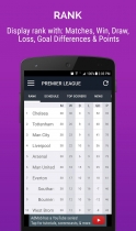Live Score Football - Android App Template Screenshot 3