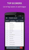 Live Score Football - Android App Template Screenshot 10