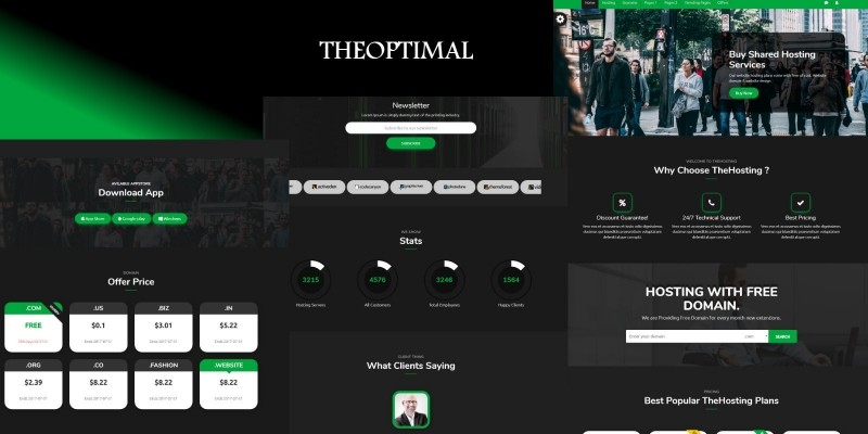 TheOptimal - Bootstrap Template