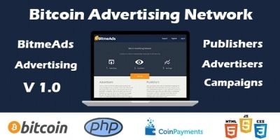 BItmeAds - Bitcoin Advertising Network PHP Script