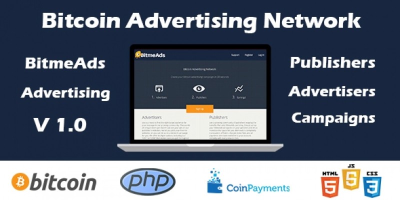 BItmeAds - Bitcoin Advertising Network PHP Script