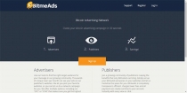 BItmeAds - Bitcoin Advertising Network PHP Script Screenshot 1