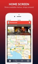 Multiple Social Restaurant - iOS App Template Screenshot 1