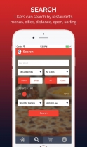 Multiple Social Restaurant - iOS App Template Screenshot 4