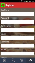 Multiple Social Restaurants - Android App Template Screenshot 2
