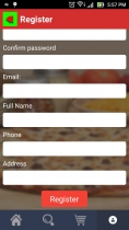 Multiple Social Restaurants - Android App Template Screenshot 3