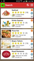 Multiple Social Restaurants - Android App Template Screenshot 9