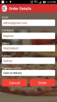 Multiple Social Restaurants - Android App Template Screenshot 22