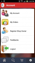 Multiple Social Restaurants - Android App Template Screenshot 23