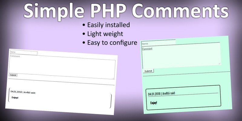 Simple PHP Comments