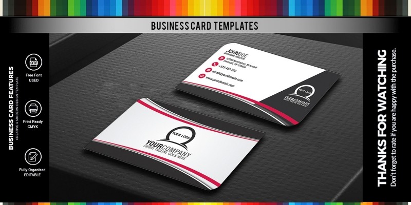 Simple Professional Business Card Design - Style 2