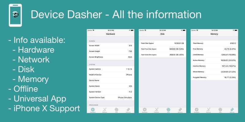 Device Dasher - iOS Source Code