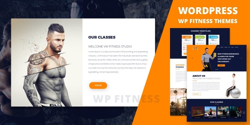 WP Fitness Pro - WordPress Theme