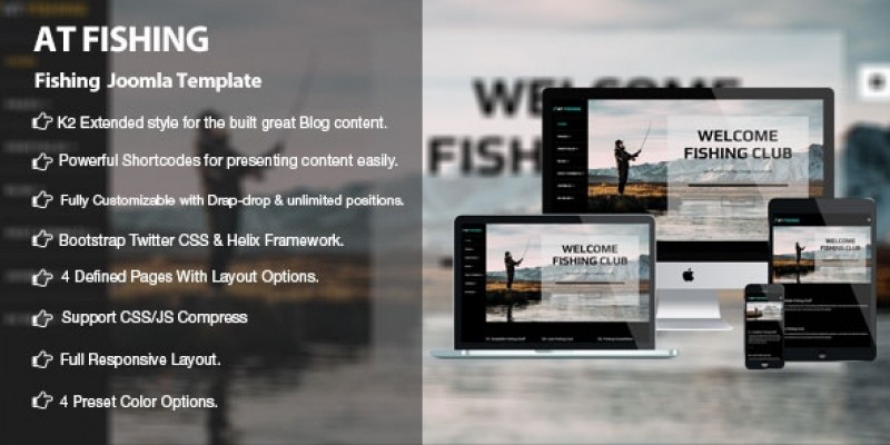 AT Fishing - Responsive Fishing Joomla Template