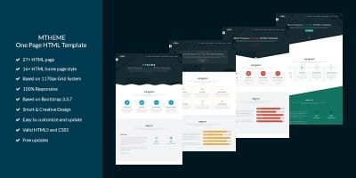 MTheme - Multi-Purpose One Page HTML5 Template