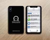 Miphone Business Card Design Screenshot 1