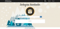 Instagram Video Image Downloader PHP Screenshot 1