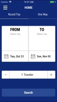 Bus Ticket Booking - iOS Source Code Screenshot 1