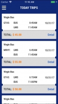 Bus Ticket Booking - iOS Source Code Screenshot 4