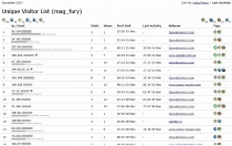 Plures Multi Website Analytics PHP Screenshot 2