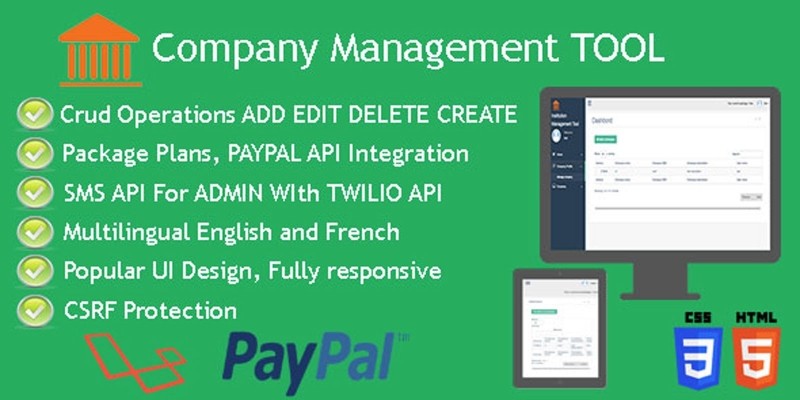 Company Management Tool - PHP Script