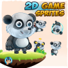 Panda 2D Game Character Sprites Sheets