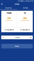 Bus Ticket Booking - Android App Source Code Screenshot 2