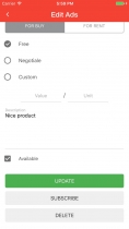 Social Commerce Marketplace - iOS App Template Screenshot 22