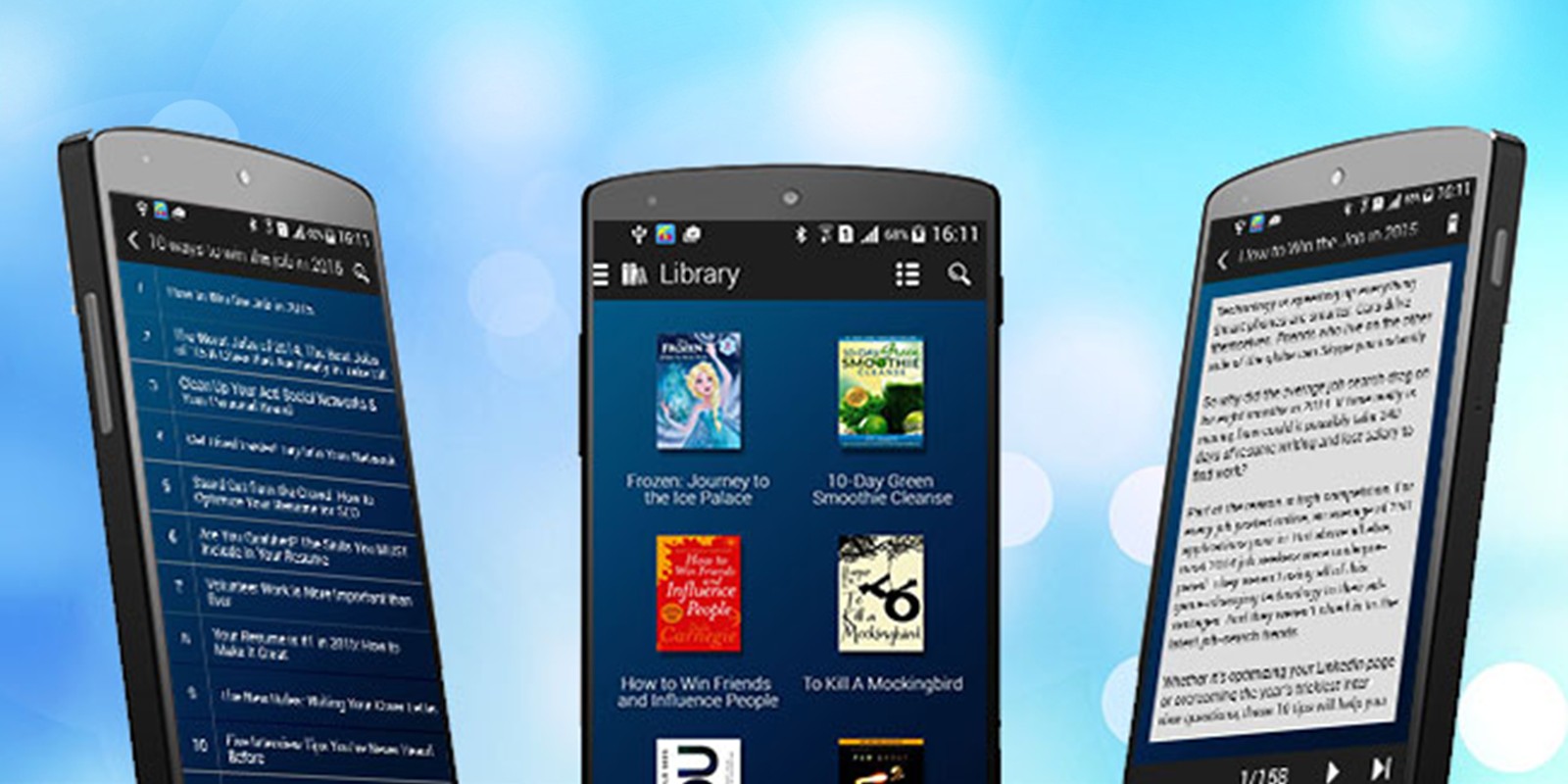 eBook Library - Android App Template by Hicomsolutions | Codester