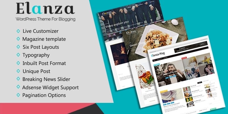 Elanza Pro WordPress Theme