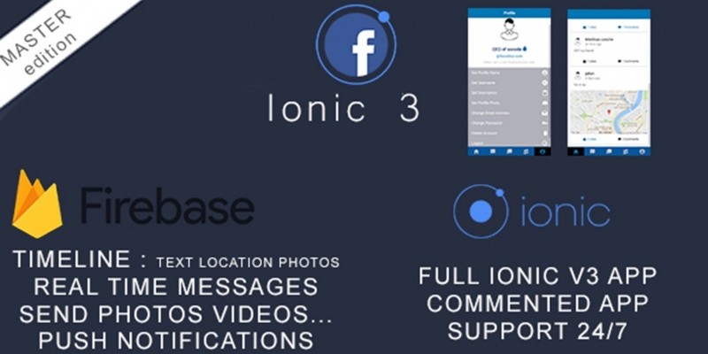 Facebook Clone - Ionic Firebase Backend